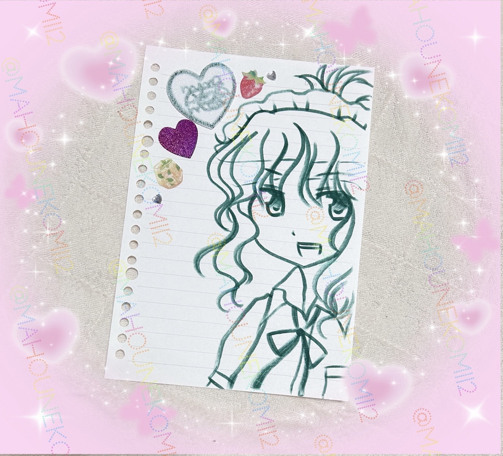 アマガミSS 棚町薫 手描きイラスト