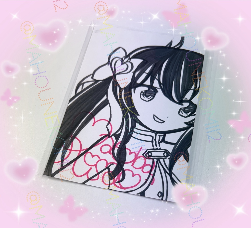 的場梨沙 アイマス U149 手描きイラスト