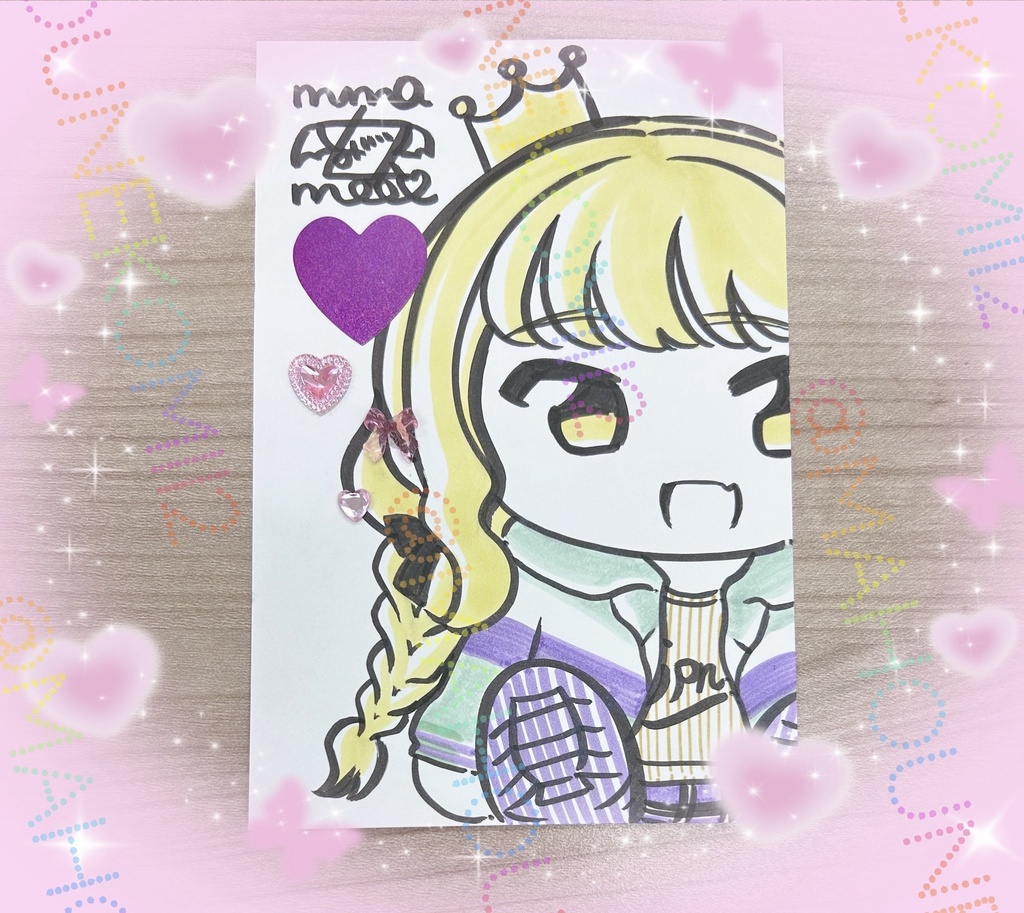 学マス 藤田ことね 手描きイラスト