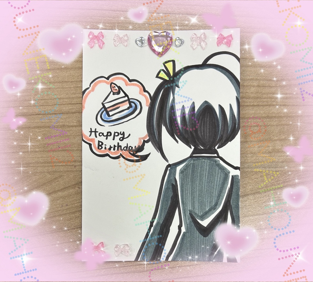 中二病でも恋がしたい! 小鳥遊六花 手描きイラスト