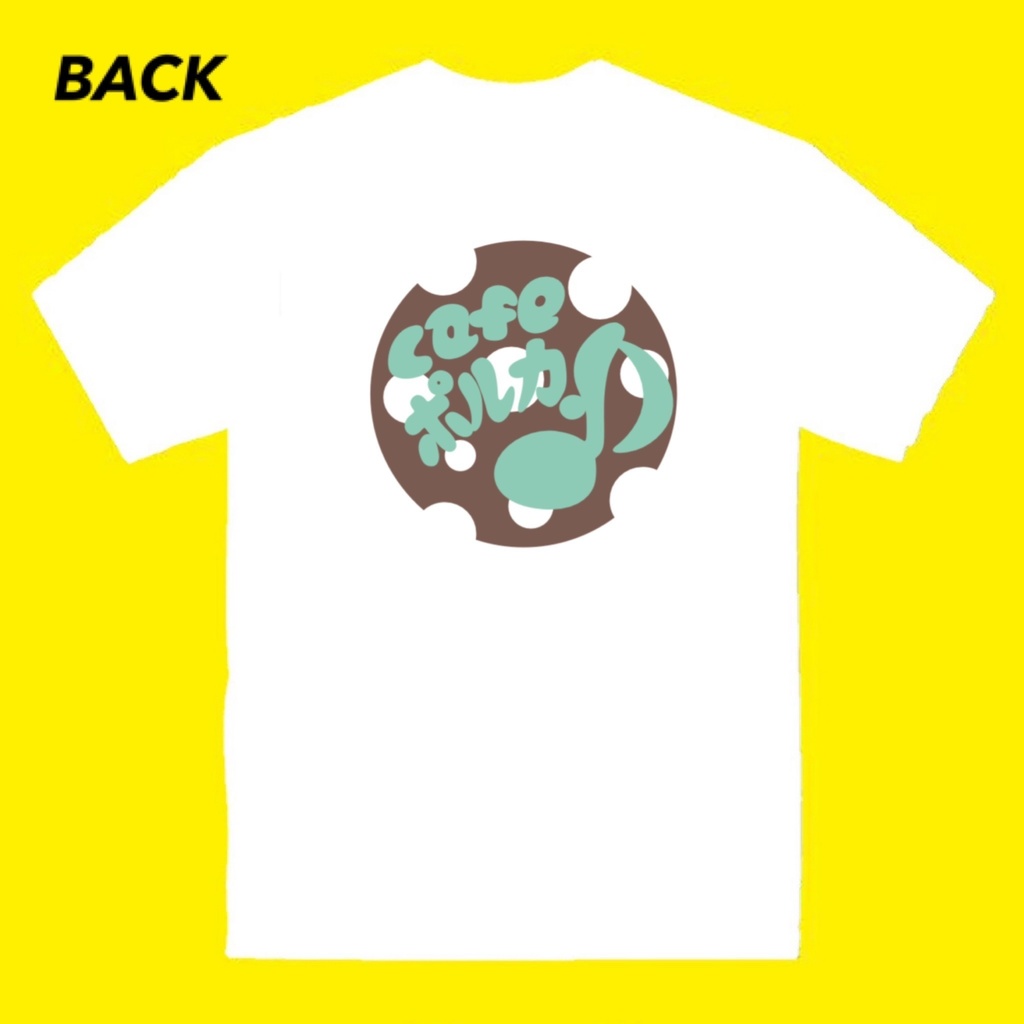 cafeポルカ.Tシャツ（タイプB）サイズL