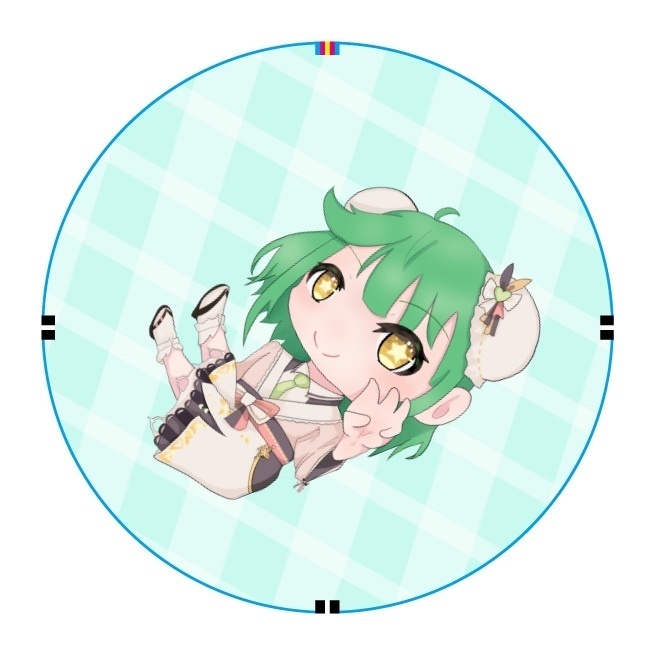 缶バッチ　丸