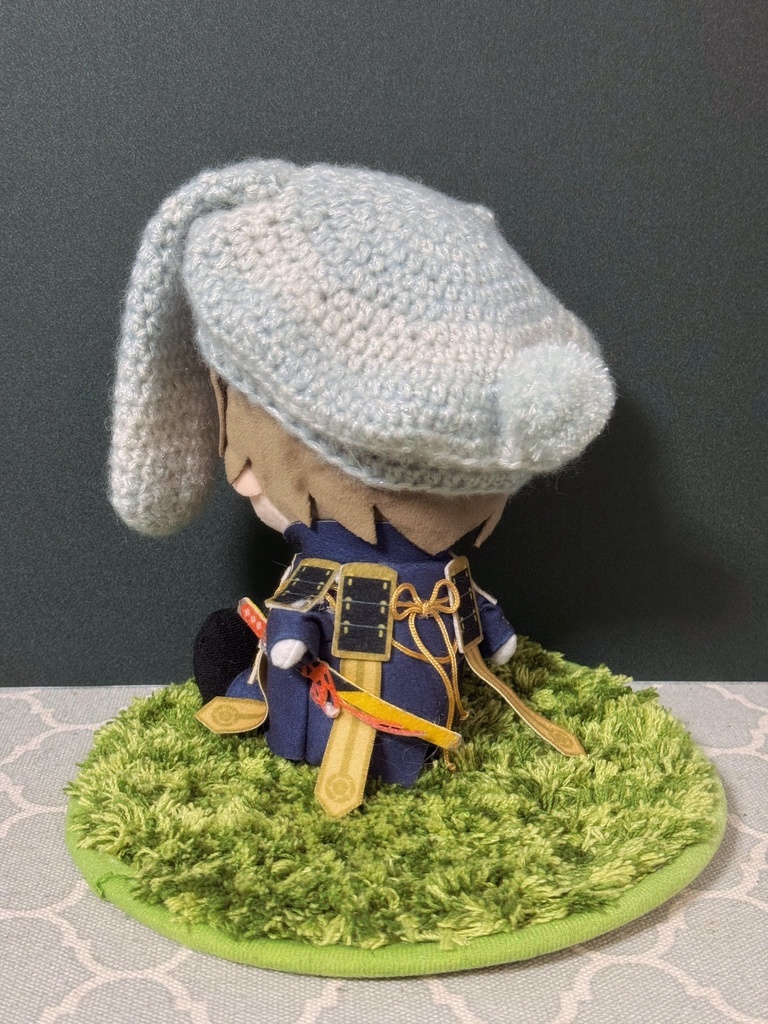 うさちゃんベレー帽(冬毛)・持ち戻り分