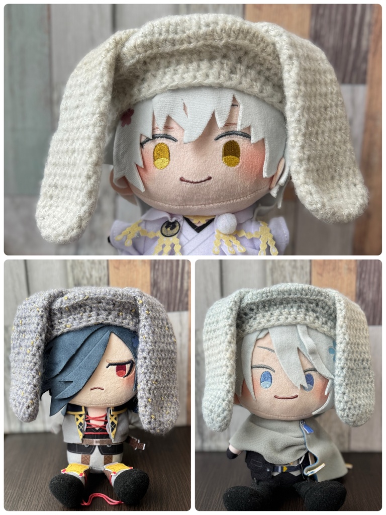 うさちゃんベレー帽(冬毛)・持ち戻り分