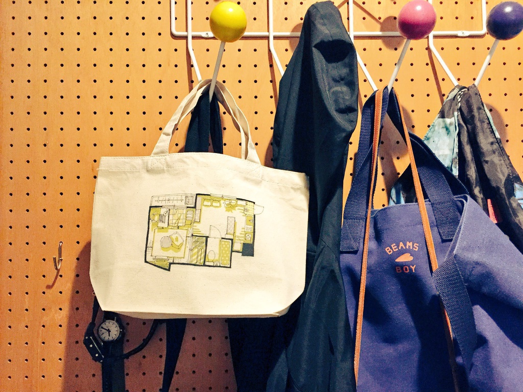 間取りトートバッグ
