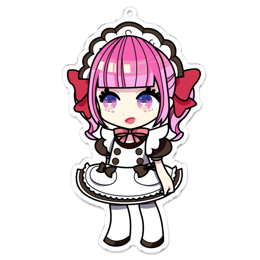 【非公式】結木りぼん(新魔法ver) アクリルキーホルダー【バーチャルあっとほぉーむカフェ】