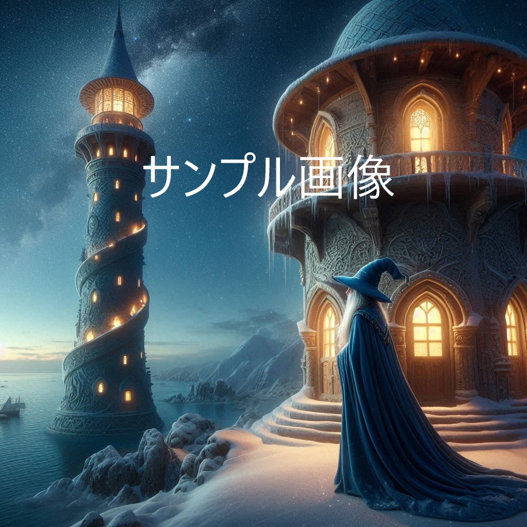 【AIファンタジー素材 Vol.2】静けさと魔法が織りなす幻想世界(PNG・透過・商用利用可)