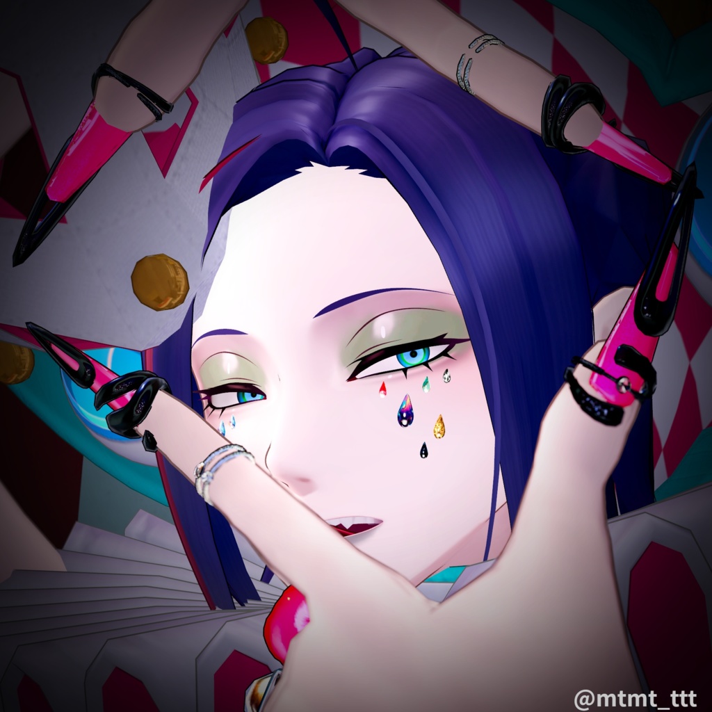Tear Drop 全アバター対応可能 -13Color- 装飾品