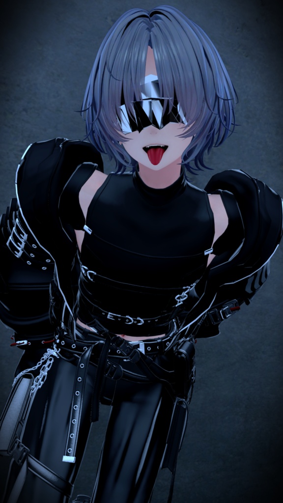 【泣夜専用】Chrome Veil -Metallic Mask-