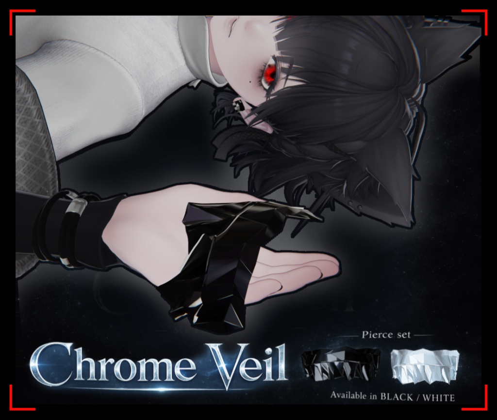 【泣夜専用】Chrome Veil -Metallic Mask-