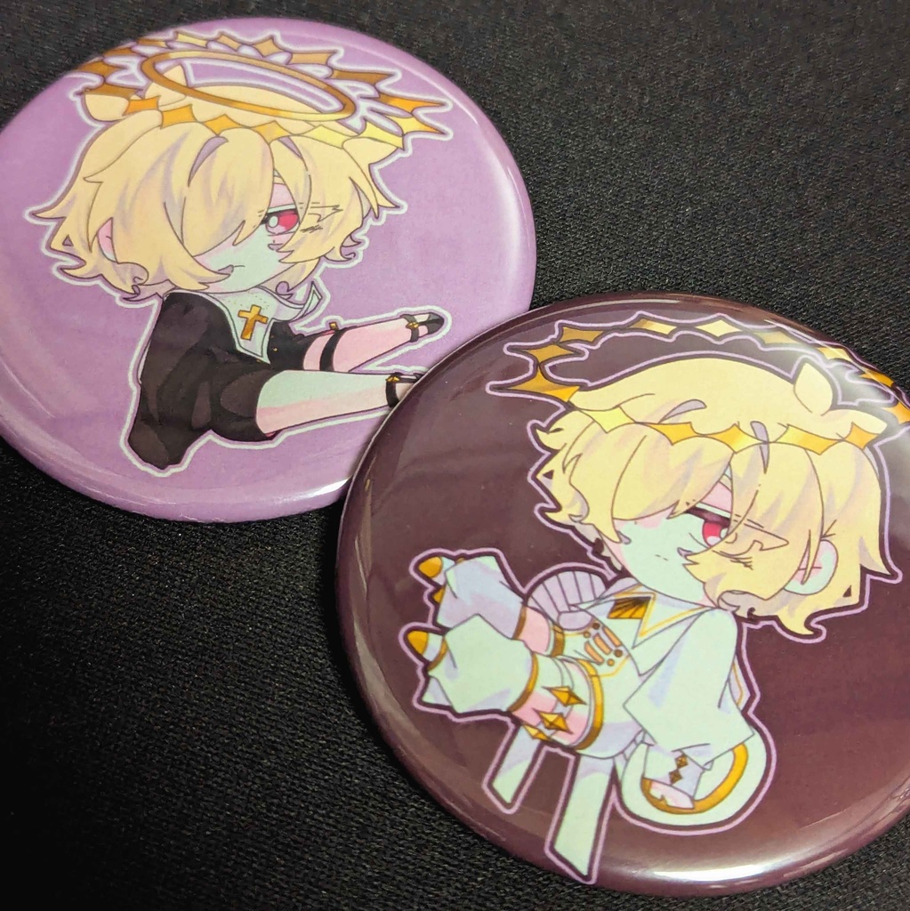 カゼヒキくん缶バッジ(UTAU)