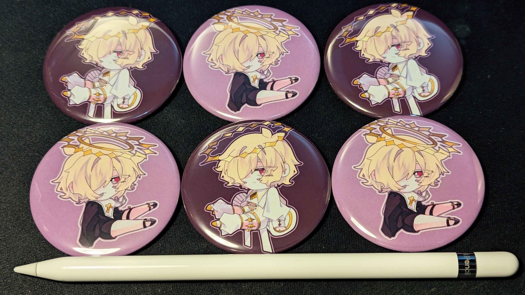 カゼヒキくん缶バッジ(UTAU)