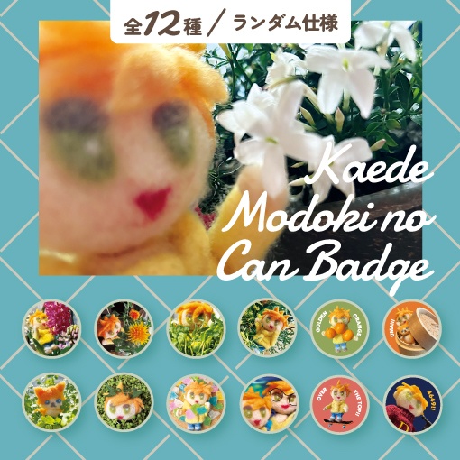 楓モドキの缶バッジ2024 （全12種：ランダム・コンプセット）