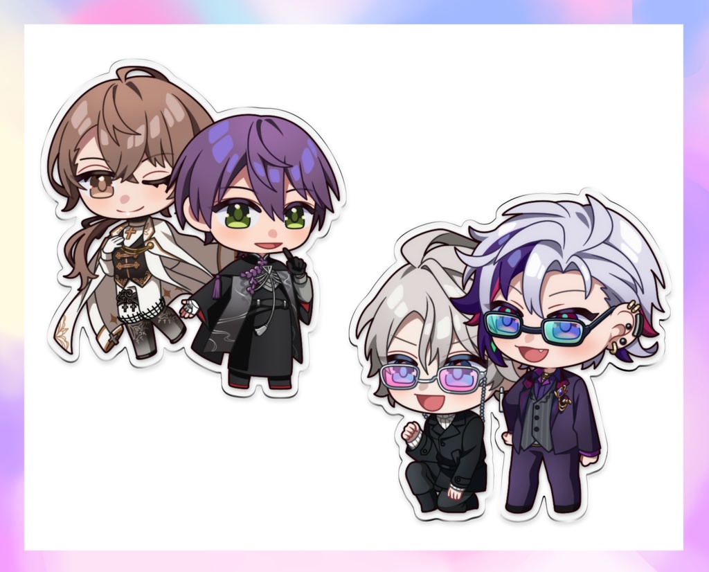 【非公式】かがみもち・アニコブアクリルスタンド