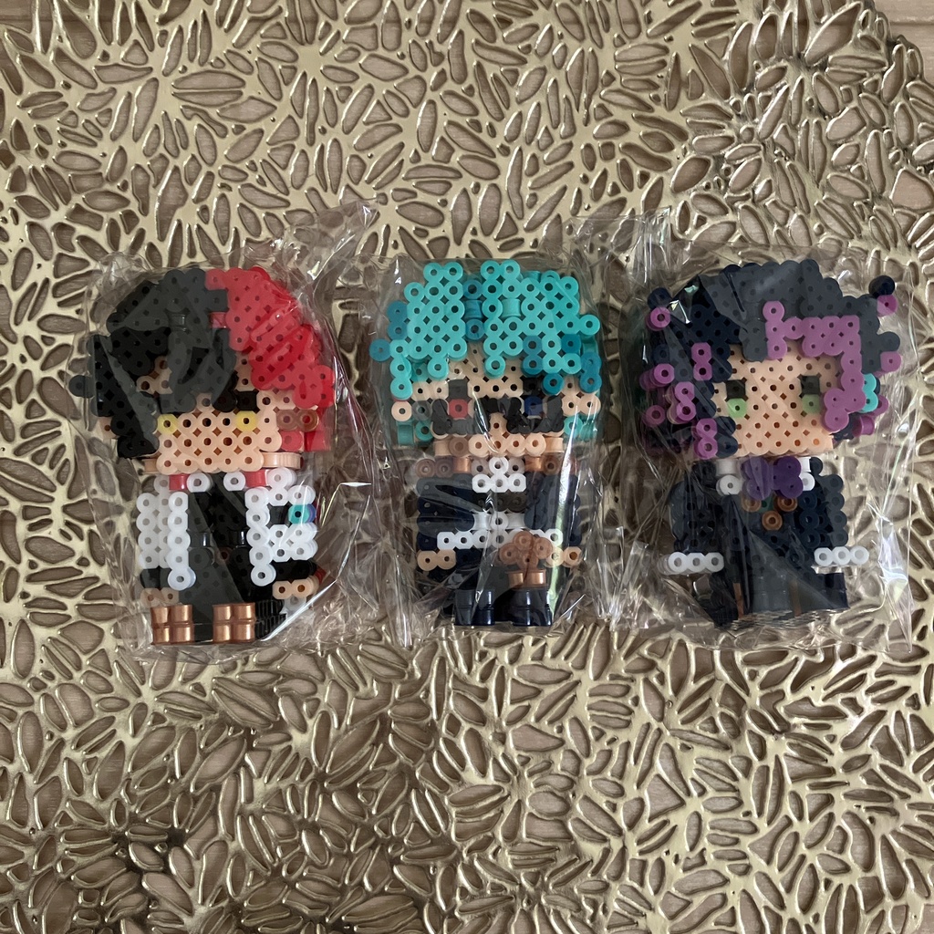 (送料込)アイロンビーズドール(座り姿)