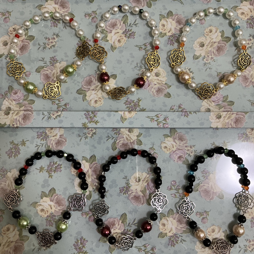 🆕🐏イメージ薔薇のブレスレット