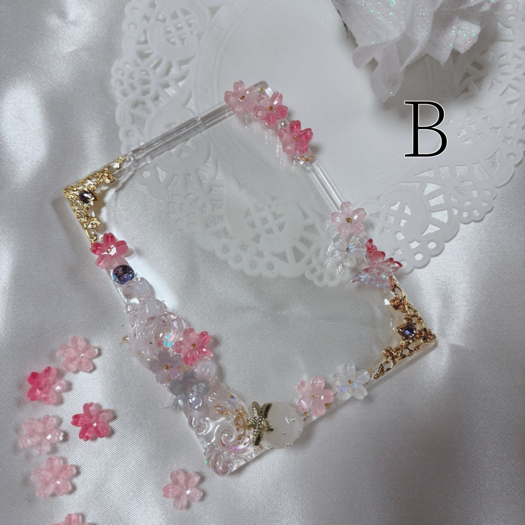 ビジューフレーム: la lune さくらけーき