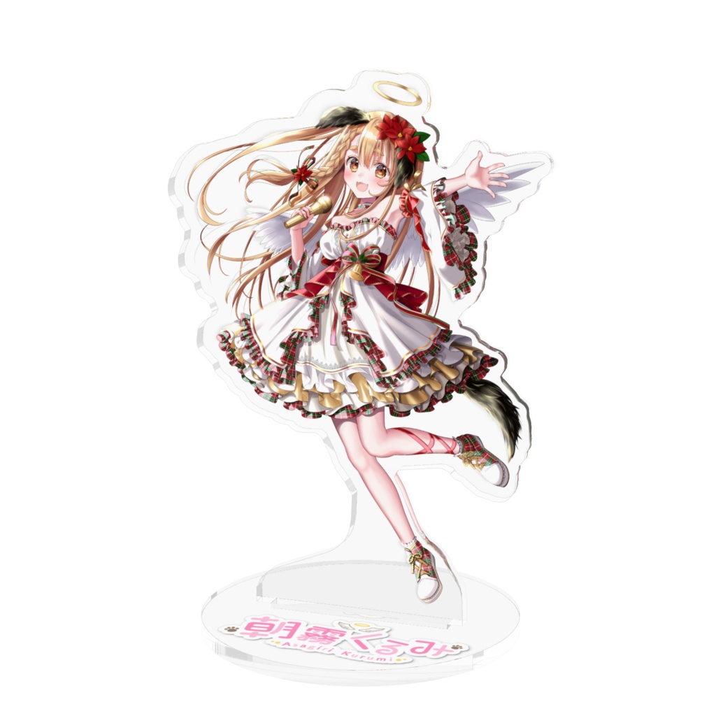 【クリスマス衣装】朝霧くるみアクリルスタンド 100x100mm