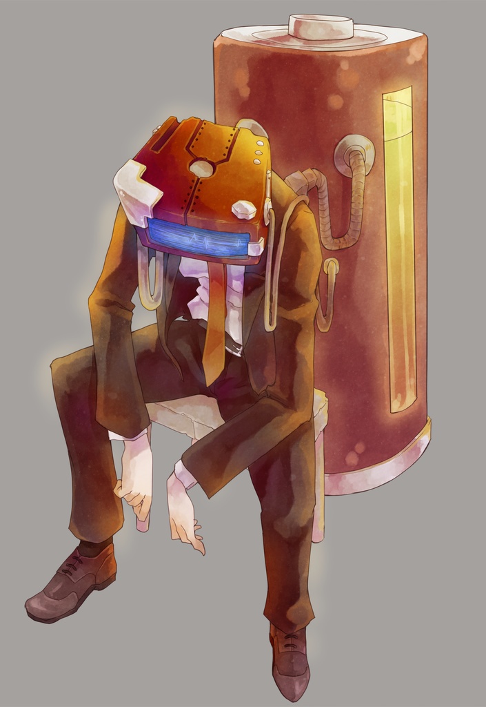 異形頭ポストカード2枚