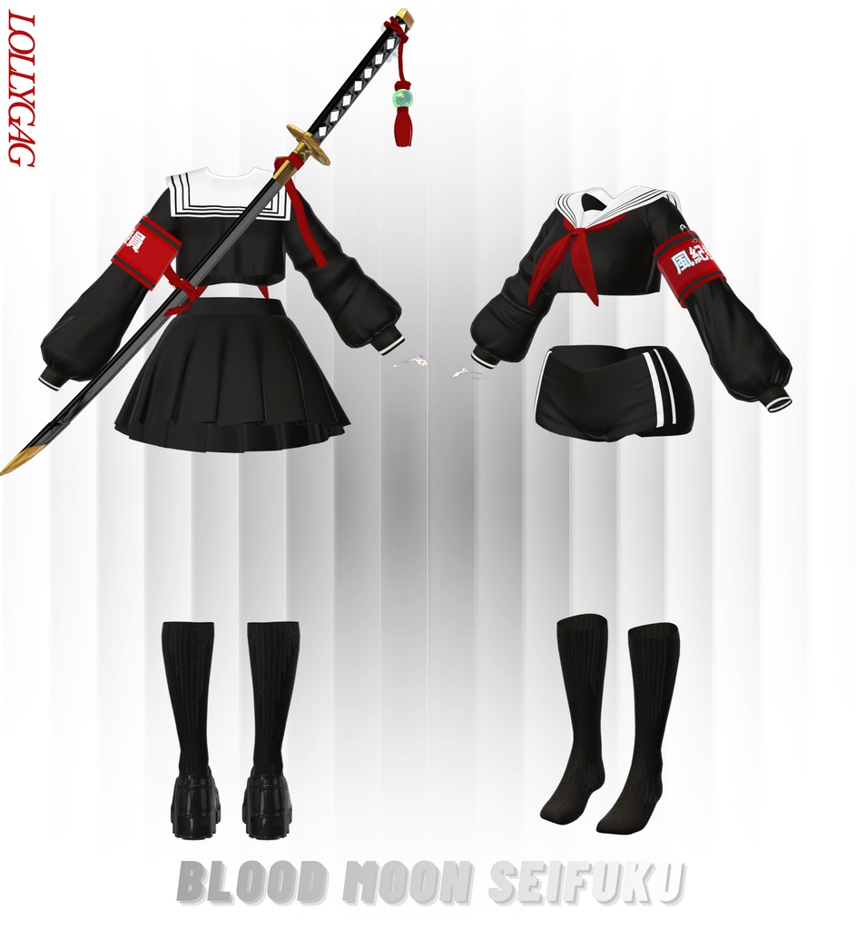 🎀50% SALE🎀Blood Moon Seifuku