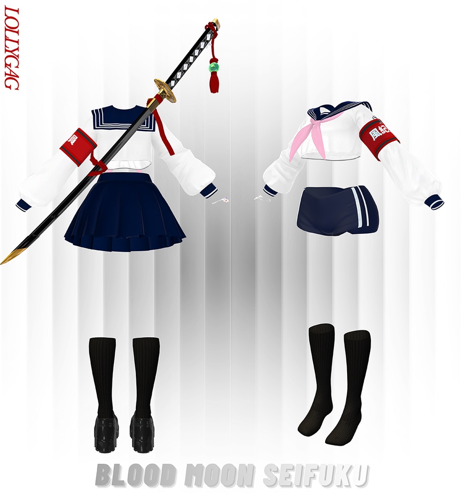 🎀Blood Moon Seifuku(ブラッドムーン制服)