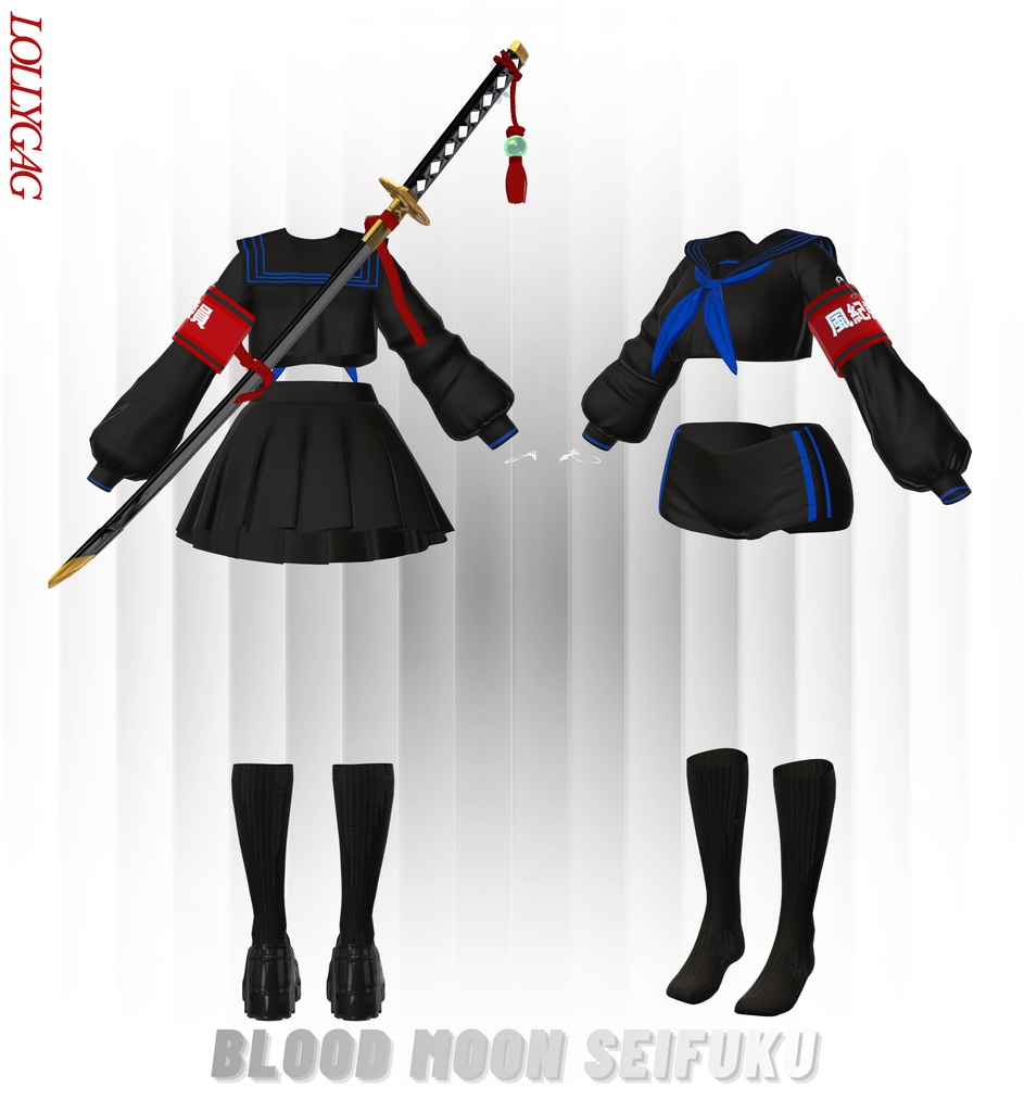 🎀50% SALE🎀Blood Moon Seifuku