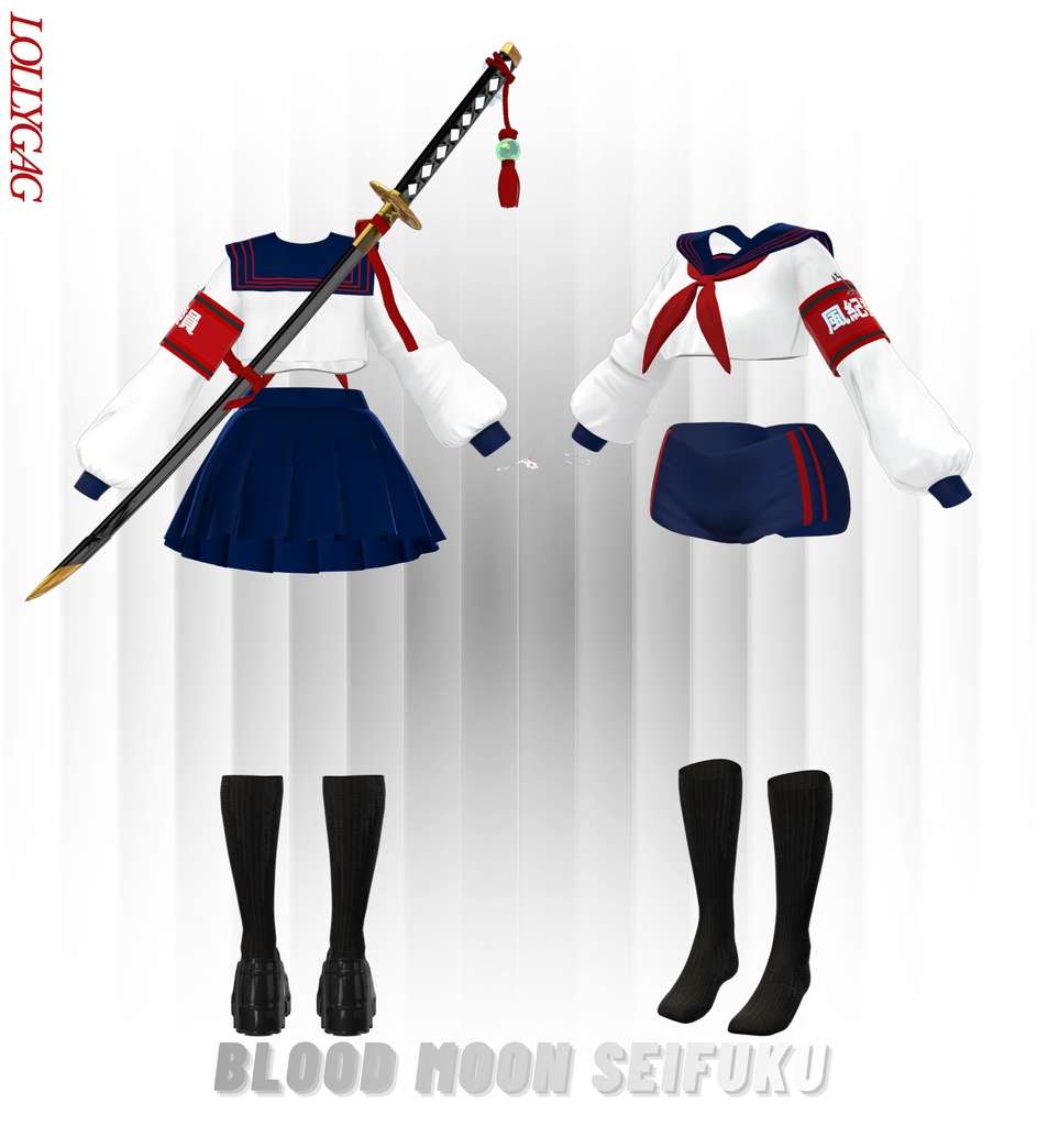🎀50% SALE🎀Blood Moon Seifuku