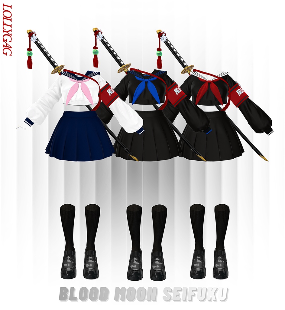 🎀Blood Moon Seifuku(ブラッドムーン制服)