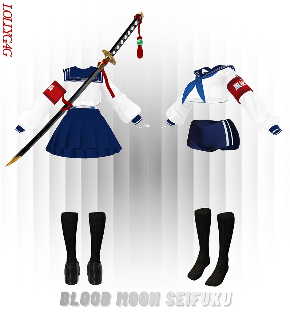 🎀Blood Moon Seifuku(ブラッドムーン制服)