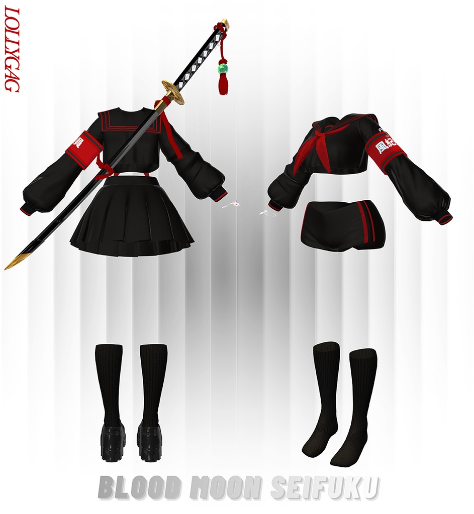🎀Blood Moon Seifuku(ブラッドムーン制服)