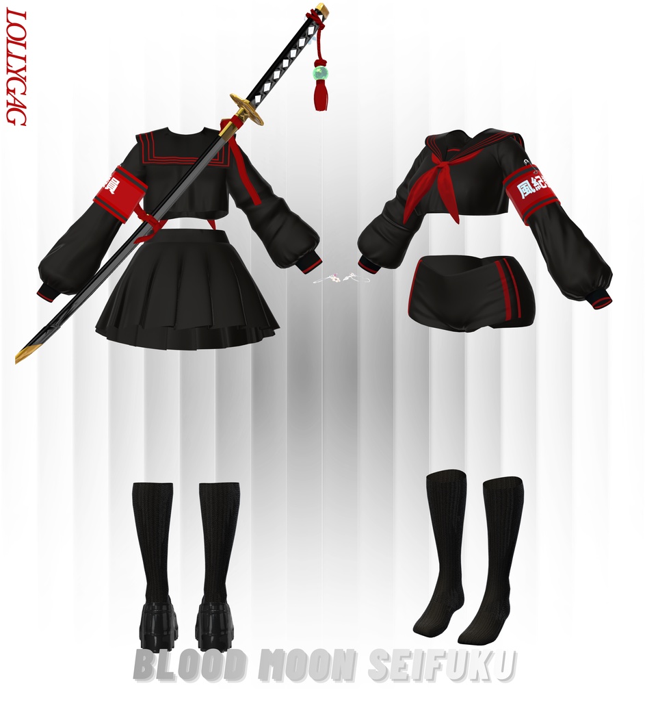 🎀50% SALE🎀Blood Moon Seifuku