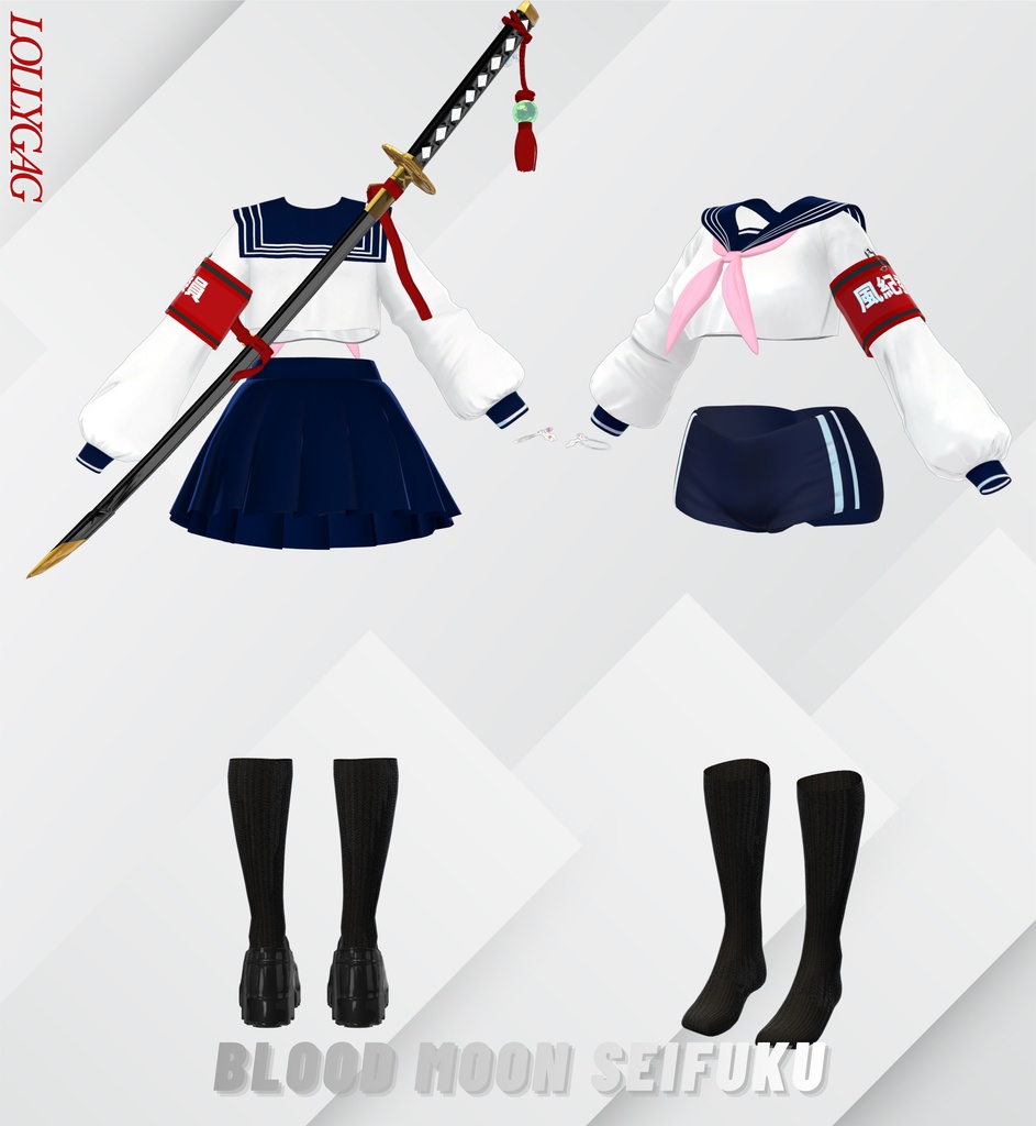 🎀50% SALE🎀Blood Moon Seifuku