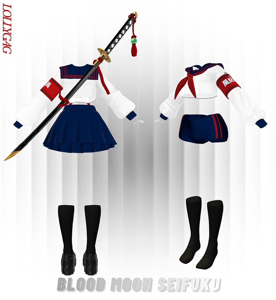 🎀Blood Moon Seifuku(ブラッドムーン制服)
