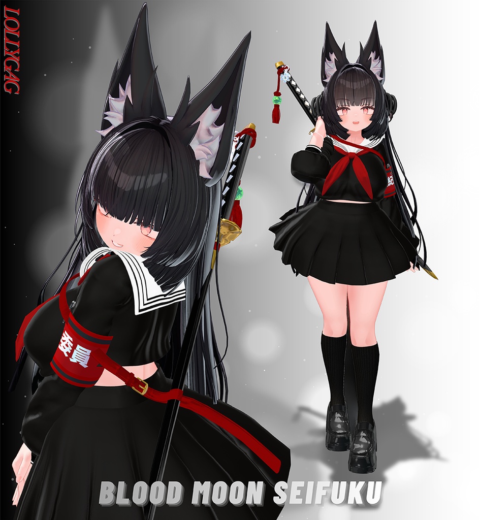 🎀Blood Moon Seifuku(ブラッドムーン制服)