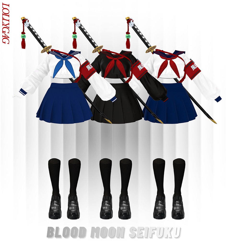 🎀Blood Moon Seifuku(ブラッドムーン制服)