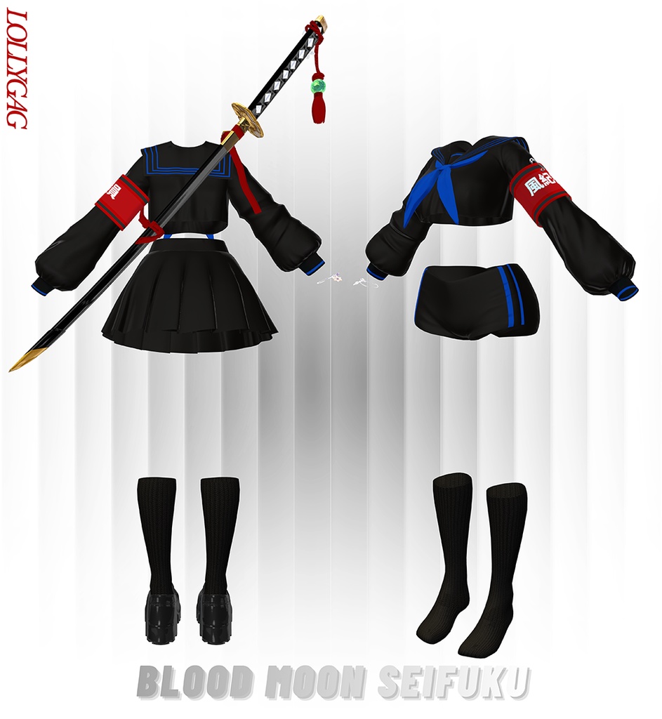 🎀Blood Moon Seifuku(ブラッドムーン制服)