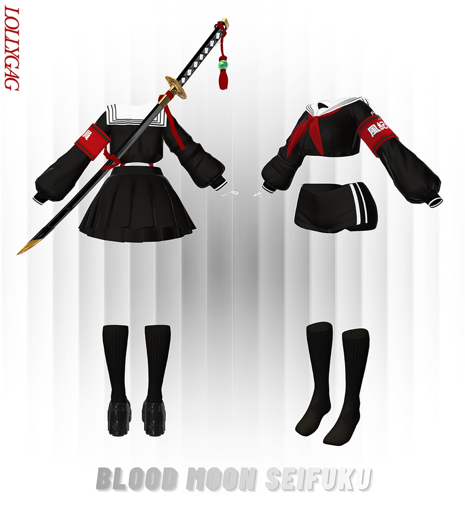 🎀Blood Moon Seifuku(ブラッドムーン制服)