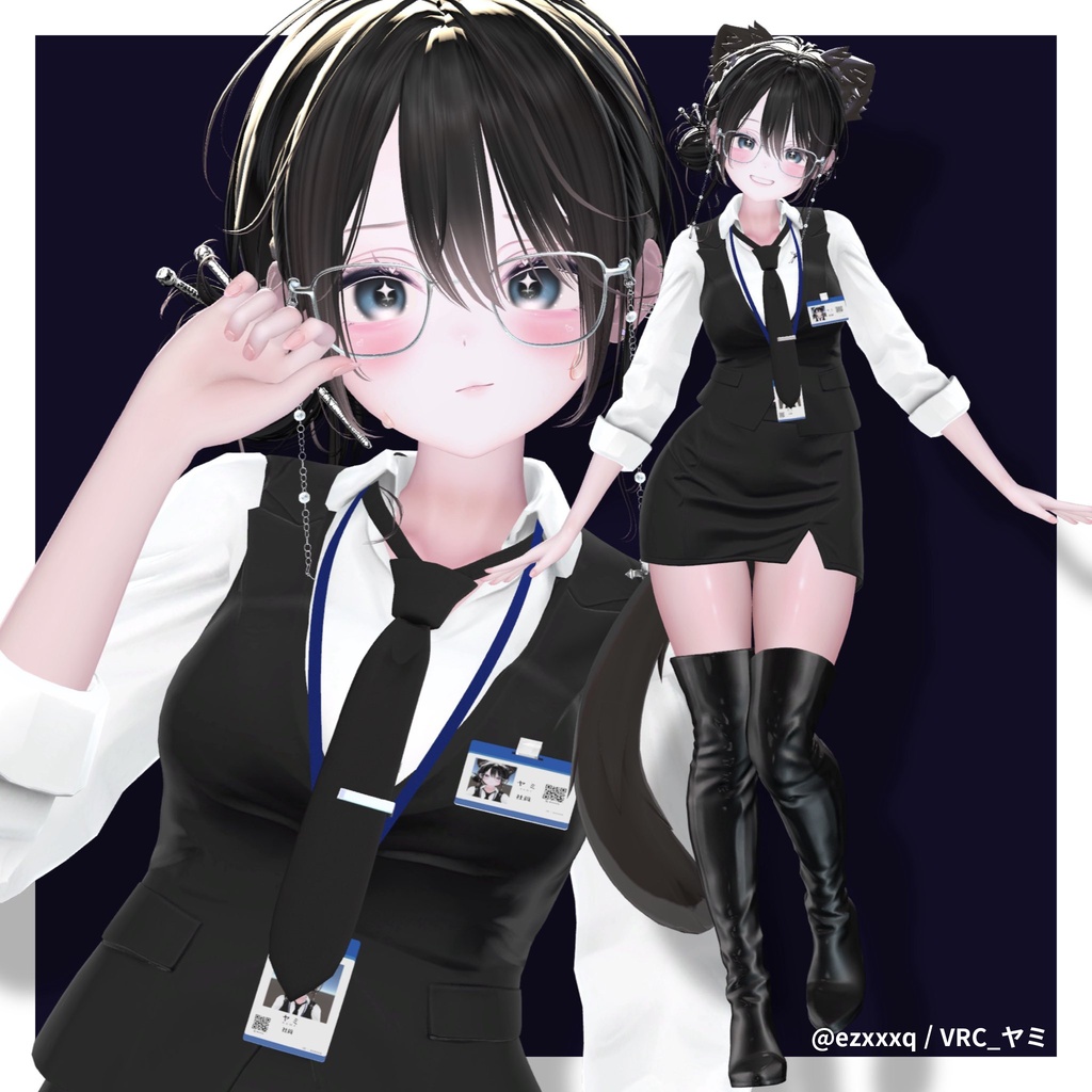 🎀(21アバター対応)🎀Secret Agent_Office Suit(オフィススーツ)