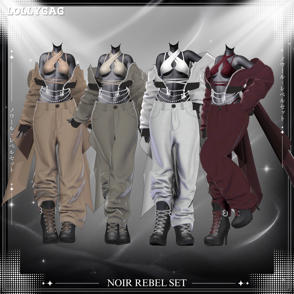 🖤NEW・40%OFF|Noir Rebel Set / ノワール・レベルセット