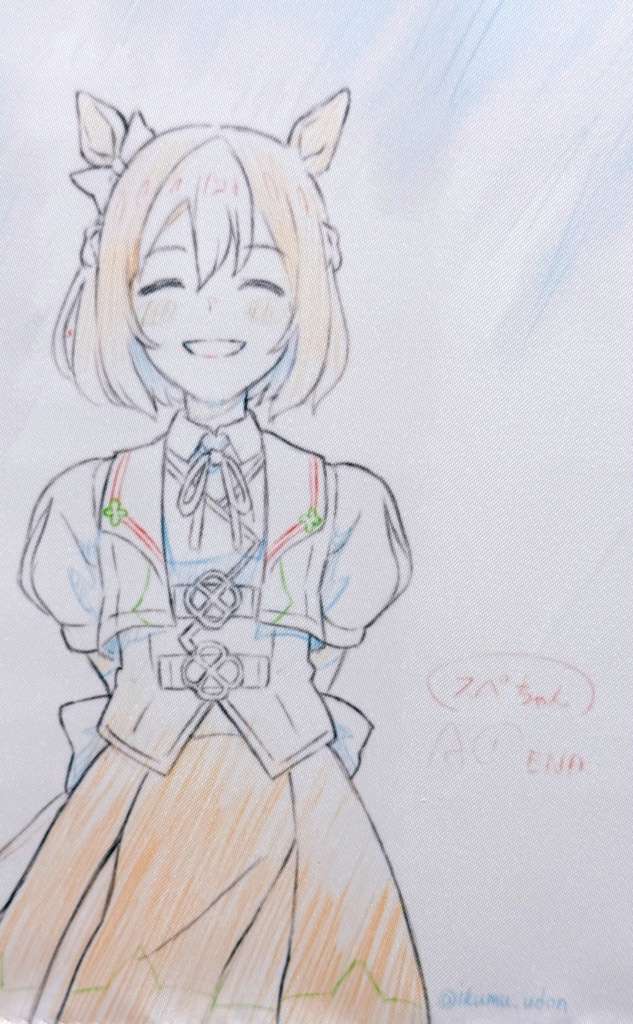 タペストリーB3 : ウマ娘 夏空・スペシャルウィーク.