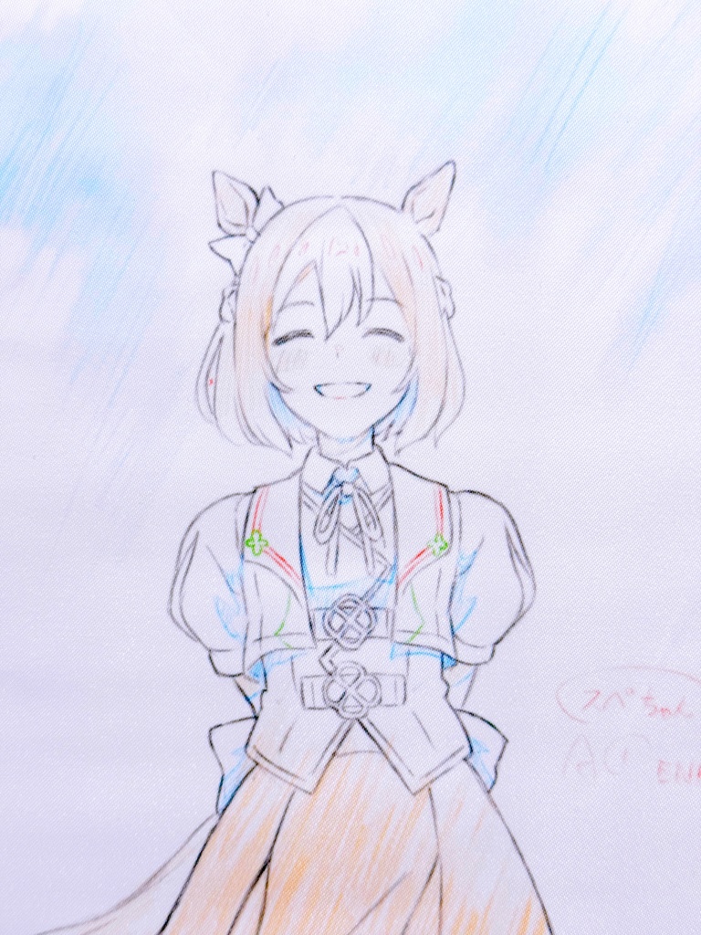 タペストリーB3 : ウマ娘 夏空・スペシャルウィーク.