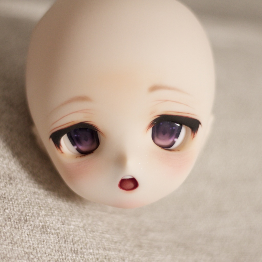 Unknown world // DDH-01カスタムヘッド 欠点あり アイ付き SW肌 ドルフィードリーム