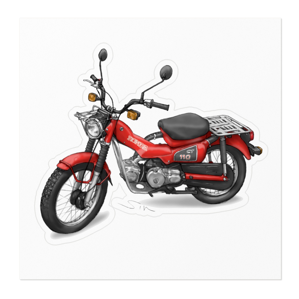 CT110ハンターカブステッカー