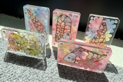 柔らかい光を通すミニ原画(カラー)