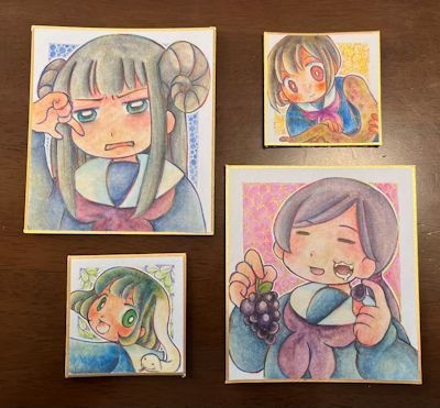 ミニ色紙・豆色紙