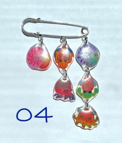 ゆらゆらブローチ