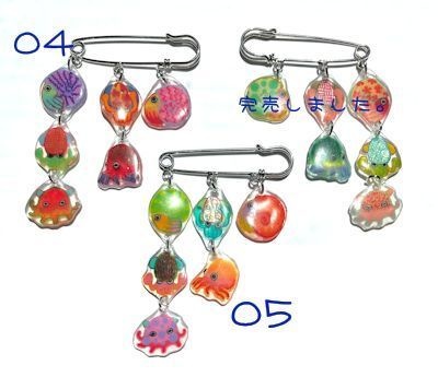 ゆらゆらブローチ