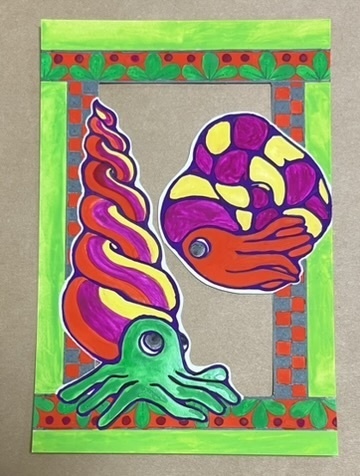 同じ絵で色々な描き方をした原画(10種セット)