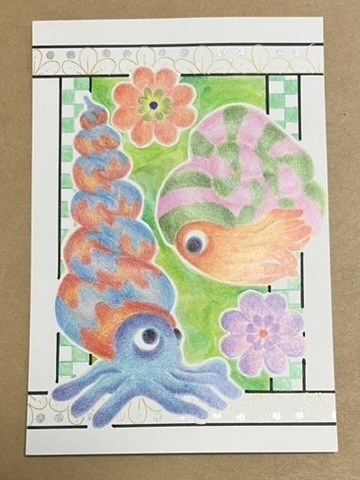 同じ絵で色々な描き方をした原画(10種セット)