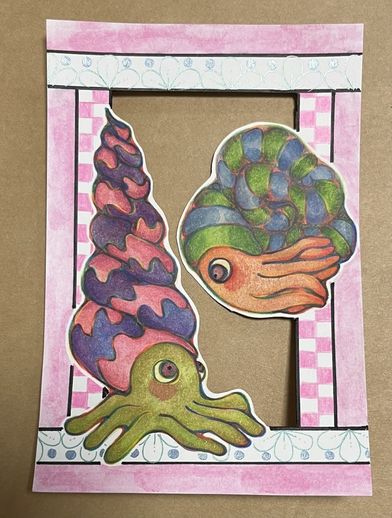 同じ絵で色々な描き方をした原画(10種セット)